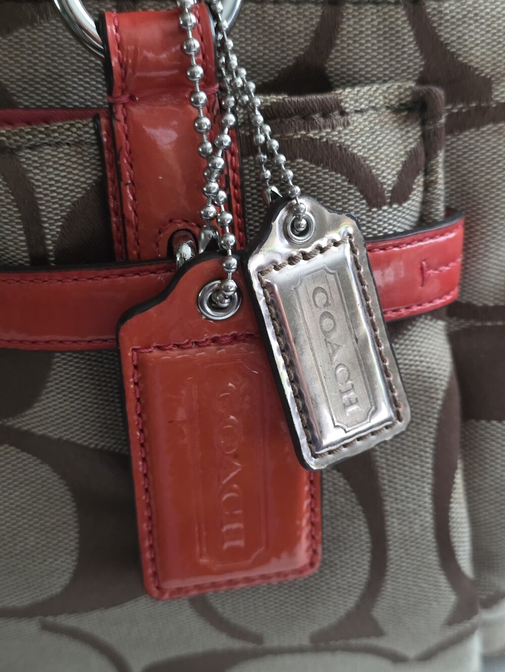 Coach Signature Chelsea Jayden Carryall tote Bag W/silver Hardware & Dust Bag - Picture 10 of 16